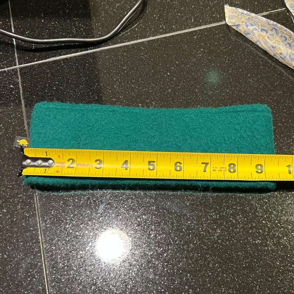Turtle Fur Green Poly Fleece Winter Fashion Headband Women’s O/S